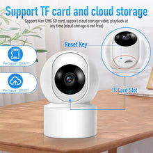 Load image into Gallery viewer, 5MP HD IP Camera Smart Auto Tracking Indoor Baby Monitor Wifi Surveillance Camera Security Home Night Vision Video Two-Way Audio
