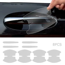 Load image into Gallery viewer, 8pcs/set of door handle stickers, scratch-resistant handles, bowl stickers, decorative films, car protective equipment
