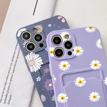 Load image into Gallery viewer, Soft Silicone Wallet Card Holder Phone Case For iPhone 11 mini Cases For iPhone 7 8 Cover Simple Silicone Protective Case For iPhone Girls Women Soft Slim Fit iPhone Case
