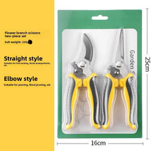 Load image into Gallery viewer, 190mm Straight Head Pruning Shears Non-slip HandleStainless Steel Outils Manuels Household Bonsai Garden Scissors Pruing Shear
