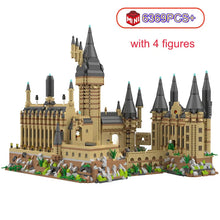 Load image into Gallery viewer, New Magic Castle Micro Building  Blocks Light Up Street View Architecture Creative MOC Model Kit  Kids Christmas Birthday Gifts
