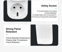 Load image into Gallery viewer, TOSVA-16 Reclosable Voltage current Protector Socket AC 110V 220V Adjustable 16A Power Surge Protector EU Plug Socket TOMZN
