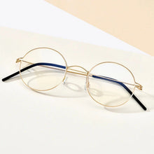 Load image into Gallery viewer, FONEX Screwless Round Eyeglasses – Titanium Alloy Frame for Men &amp; Women
