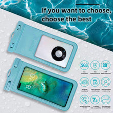 Load image into Gallery viewer, Waterproof Phone Case Pouch Protector For iPhone Cell Phone Cover Underwater Case Universal Water Proof Bag Waterproof Case Cellphone Pouch for iPhone 13 Pro Max Case &amp; Strap
