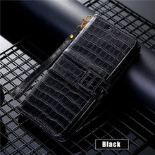 Load image into Gallery viewer, Luxury Pattern Flip Case For iPhone 13 12 Mini 11 Pro Leather Holder Card Stand Wallet Cover Protection Anti Radiation Wallet Phone Case For iPhone
