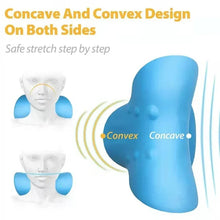 Load image into Gallery viewer, Neck Stretcher &amp; Cervical Traction Massager Pillow for Shoulder &amp; Spine Relief
