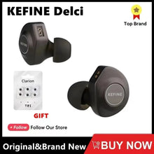 Load image into Gallery viewer, KEFINE Delci 10mm DLC+PU Diaphragm Dynamic Driver Hifi Wired IEM Earphones with CNC Metal &amp; Detachable 0.78mm 2pin 3.5mm Cable
