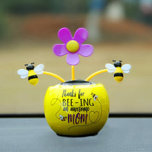 Load image into Gallery viewer, Solar Automatic Swing Solar Flower Car Ornaments
