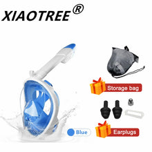 Load image into Gallery viewer, Full Face Children Underwater Snorkeling  Swimming Mask Set Scuba Diving Respirator Masks Anti Fog Safe Breathing for Kids Adult
