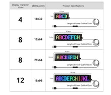 Load image into Gallery viewer, LED Sign Car Scrolling Advertising USB 5V Bluetooth App Control Logo Light Custom Text Pattern Animation Programmable Display

