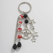 Load image into Gallery viewer, Y2K Fashion Flower Star Love Bow Strawberry Pendant Acrylic Keychain Student Women's Bag Backpack Pants Chain Accessories
