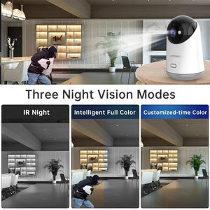 Lenovo 3MP 5G WiFi PTZ IP Camera Smart Home Color Night Audio Wireless Surveillance Camera Auto Tracking Security Baby Monitor