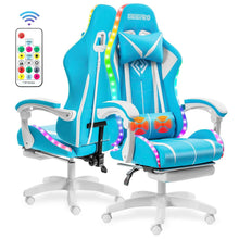 Load image into Gallery viewer, High Quality Gaming Chair RGB Light Office Chair Gamer Computer Chair Ergonomic Swivel Chair 2 Point Massage Gamer Chairs
