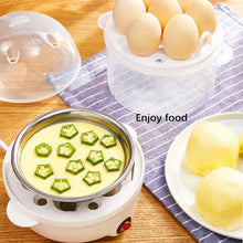 Load image into Gallery viewer, Egg Boiler Double Layers Multifunction Electric Egg Cooker Steamer Corn Milk Steamed Rapid Breakfast Cooking Appliances Kitchen
