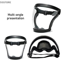 Load image into Gallery viewer, Work Protection Mask Transparent Facial Protector Face FaceMask Protective Outdoor Heating Home Kitchen Tools Full Face Mask
