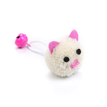 Load image into Gallery viewer, 4pcs/lot Plush Mouse Cat Toy Cute Bell Mice Funny Cat Toys Cute Plush Teeth Cleaning Balls Chewing Soft Molar Toy Faux Pet Toy Colorful Plush Mouse Head with Bell Rope Cat Toy Interactive Cat Toy
