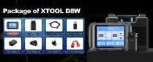 Load image into Gallery viewer, XTOOL D8W Bluetooth Diagnostic Tool Automotive Scanner ECU Coding Key Programming Topology Map 38 Reset Service CANFD DOIP
