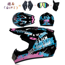 Load image into Gallery viewer, Safety Motocross Helmet Casco Motocross Bicycle Downhill Capacete ATV Cross Helmet Child Motorcycle Helmet Dot Abs 1KG Unisex

