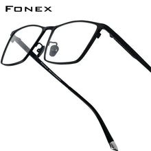 Load image into Gallery viewer, FONEX Titanium Square Glasses – Ultralight Men’s High-End Eyewear
