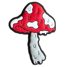 Load image into Gallery viewer, Cute Mushroom Shoe Charms Pin for Crocs Accessories Charms Clogs Bubble Slides Shoe DIY Shoe Decoration Kids Party Gifts
