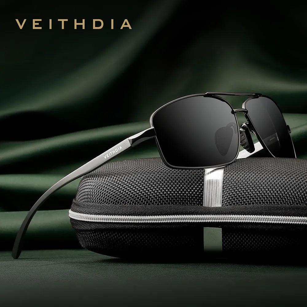 VEITHDIA Brand Sunglasses Polarized UV400 Lens Men's Vintage Aluminum –  Remote Practice Managers