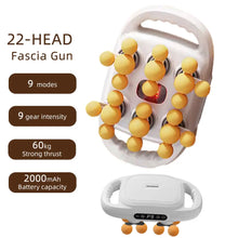 Load image into Gallery viewer, 22-Head Fascia Gun High-Frequency Vibration Body Massage Gun Back and Waist Massager Neck Shoulder Massager Muscle masajeador
