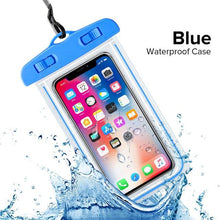 Load image into Gallery viewer, Swimming Bags Waterproof Phone Case Water proof Bag Mobile Phone Pouch Cover for iPhone 12 Pro Xs Max XR X 8 7 Phone Case Bag With Lanyard Compatible with iPhone
