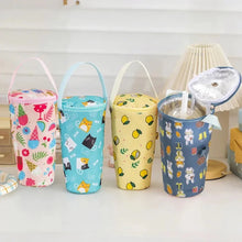 Load image into Gallery viewer, Portable Milk Tea Tote Bag Heat Preservation Bag Carrying Insulated Cup Cover Umbrella Bag Handbag Camping Drinkware Accessories

