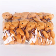 Load image into Gallery viewer, 12Pcs/Lot Soft Stuffed Bear Plush Toys Mini Teddy Bear Dolls Toy Small Gift Party Wedding Keychain Bag Pendant Teddy Key Chain
