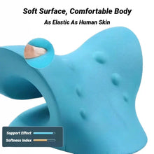 Load image into Gallery viewer, C-Type Neck &amp; Shoulder Relaxer Cervical Traction Massage Pillow
