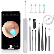 Load image into Gallery viewer, Wireless Intelligent Visual Ear Pick Cleaner 3.5mm Luminous Endoscope Portable Ear Cleaning Tool HD Otoscope Ear Picking Spoon
