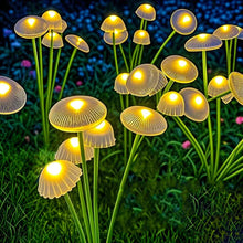 Load image into Gallery viewer, Solar Mushroom Garden Lights – Dual Mode LED Waterproof Outdoor Decor
