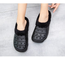Load image into Gallery viewer, Waterproof cotton slippers for men winter 2024 new cashmere thickened warm waterproof non-slip indoor shoes
