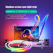 Load image into Gallery viewer, Skydimo Monitor Ambilight Lights PC E-Sport Gamer Ambient RGB Strip, Desktop Computer Display AURA LED 5V USB Software Control
