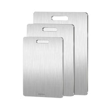 Load image into Gallery viewer, 316 Stainless Steel Chopping Board – Thickened Double-Sided Antibacterial Cutting Board for Kitchen &amp; Dough Kneading

