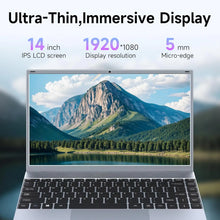 Load image into Gallery viewer, 14 Inch Laptop J3710 8GB RAM 256GB SSD Windows 11  For Students And Business
