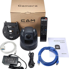 Load image into Gallery viewer, Runpu 4K30fps 20X Optical Zoom AI-Tracking Ptz NDI Camera HDMI LAN POE Live Streaming Broadcast Video Conference System Camera
