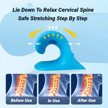 Load image into Gallery viewer, C-Type Neck &amp; Shoulder Relaxer Cervical Traction Massage Pillow
