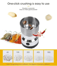 Load image into Gallery viewer, 400W Stainless Electric Grinder Baby Food Pulverizer Coffee Beans Mill Grinder  Fast Grinding Multifunction Smash Machine
