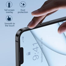 Load image into Gallery viewer, 4PCS Tempered Glass for iPhone 13 12 11 Pro Max Mini Screen Protector for iPhone 14 Pro Max 7 8 6 6S Plus SE 2020 X XR Xs Glass Easy Installation Frame Case Friendly Premium Tempered Glass for iPhone
