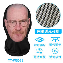 Load image into Gallery viewer, New 3D Printed Funny Mask Elastic Mesh Disguise Full Face Mask for Men Women Cosplay Headwear Hip Hop Fashion Hood Hat Headgear
