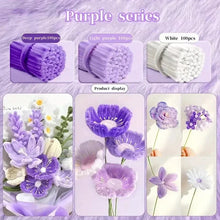 Load image into Gallery viewer, Chenille Stems 30cm Pipe Cleaners - DIY Craft Supplies for Handmade Flowers &amp; Art Projects
