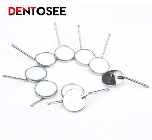 10pcs/set Dental Mouth Mirror Reflector Dentist Equipment Stainless Steel Dental Mouth Mirror Oral Care Tool Set Kit