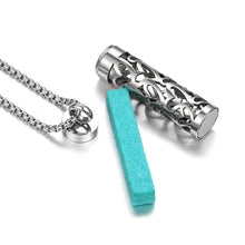 Load image into Gallery viewer, Stainless Steel Aromatherapy Necklace – Oil Diffuser Pendant
