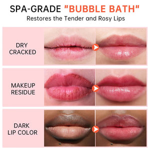 JoyPretty Bubble Lip Balm Lightening Dark Lip Mask Gloss Oil Makeup Exfoliating Clean Moisturizer Beauty Health Lip Care Product