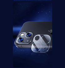 Load image into Gallery viewer, 3D HD Back Camera Glass Protectors for iPhone 13 11 12 Pro Max 13Mini Lens Protective Glass Film on IPhone 14 13 PRO MAX XS XR Tempered Glass Lens Protector Anti-Bubble Anti-Scratch Camera Lens Protector
