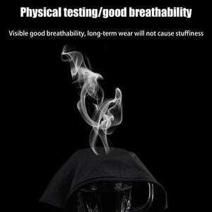 Black Full Face No Hole Cover Hat Women Men Cs Balaclava Cap Sun Uv Protection Festival Cosplay Props Costumes Spandex Full Mask