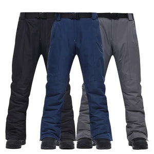 Men's Skiing Pants Brands New Warm Outdoor Sports Waterproof Thinken Women's Snow Trousers Suspenders Winter Snowboard Pants Men