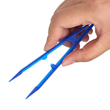 Load image into Gallery viewer, 100pcs Disposable Medical Tweezers Plastic Forceps Dental Portable Sterile Clips Dentist Lab Clinic Disposable Consumables Tool
