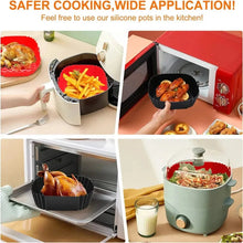 Load image into Gallery viewer, Reusable Silicone Airfryer Liner – Baking Tray &amp; Fryer Accessory
